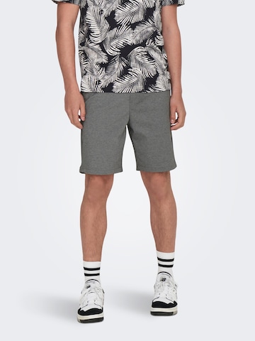 Only & Sons Regular Shorts 'Linus' in Grau: predná strana