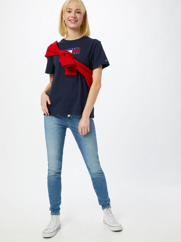 Tommy Jeans - Camiseta en azul