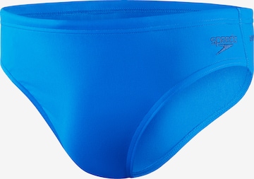SPEEDO Athletic Swim Trunks in Blue: front