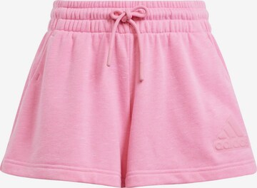 ADIDAS SPORTSWEAR Loosefit Sportbroek 'Future Icons' in Roze: voorkant