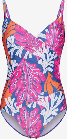 Pastunette Bandeau Shaping swimsuit in Mixed colours: front