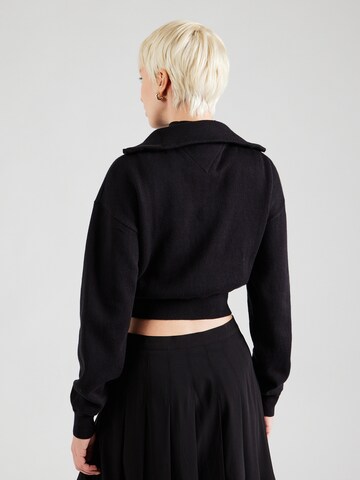 Tommy Jeans Strickjacke in Schwarz