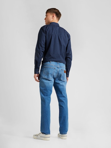 WRANGLER Slimfit Jeans 'LARSTON' in Blauw