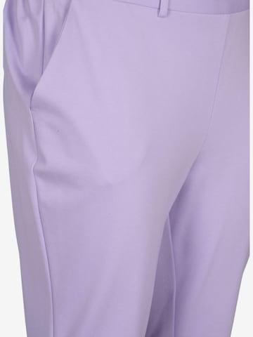 Effilé Pantalon 'Maddie' Zizzi en violet