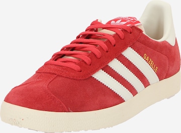 Baskets basses 'Gazelle' ADIDAS ORIGINALS en rouge : devant