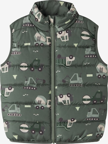 NAME IT Vest 'NMMMYLANE' in Green: front