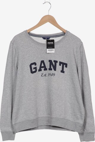 GANT Sweatshirt & Zip-Up Hoodie in 4XL in Grey: front