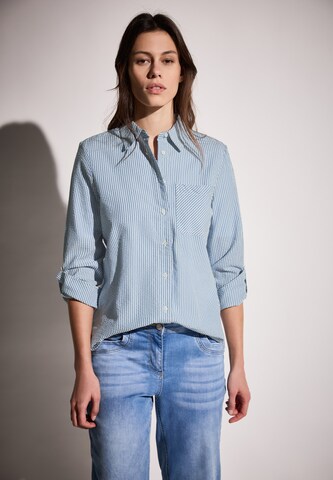Chemisier CECIL en bleu : devant