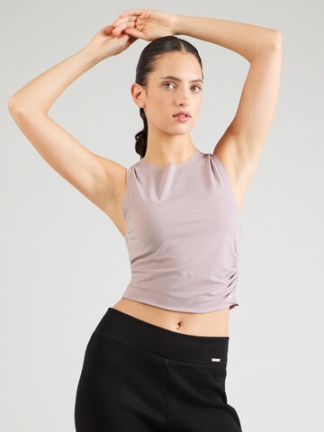 ICANIWILL Спортивный топ 'Nimble' в Лиловый: спереди