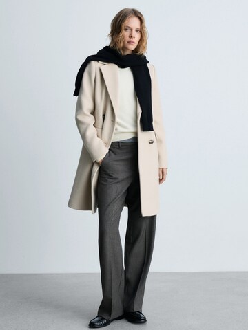 MANGO Between-Seasons Coat 'DALI' in Grey