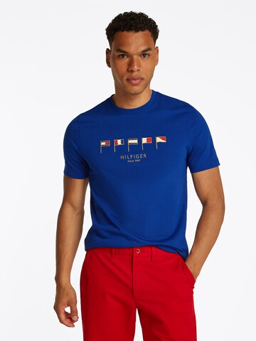 TOMMY HILFIGER Shirt in Blauw: voorkant