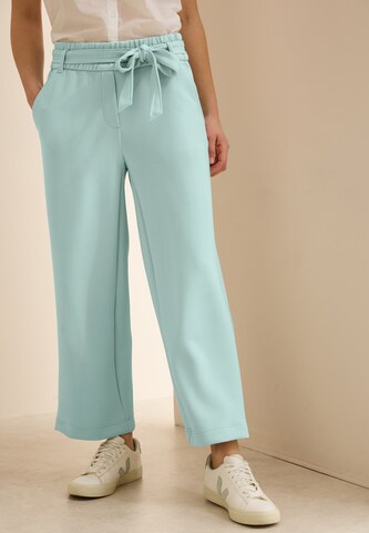 CECIL Wide leg Pants in Blue: front