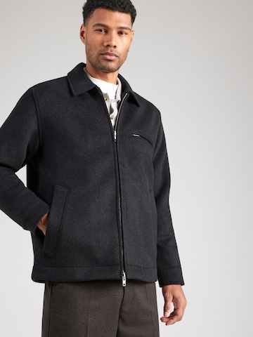 Abercrombie & Fitch Prechodná bunda - Čierna: predná strana