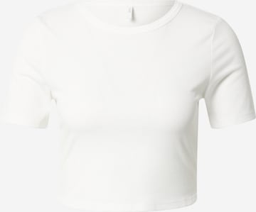 ONLY - Camiseta 'EMRA' en blanco: frente