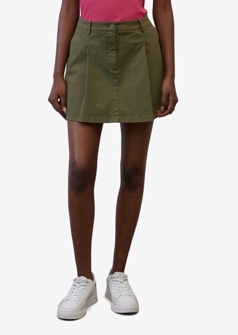 Marc O'Polo DENIM Skirt in Green: front