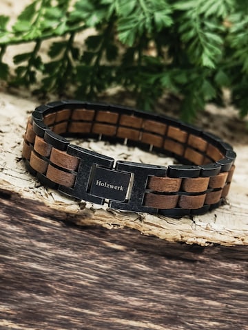 Braccialetto 'KRIENSEE' di Holzwerk in grigio