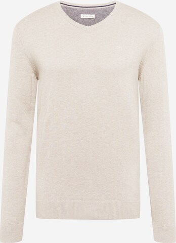 TOM TAILOR Trui in Beige: voorkant