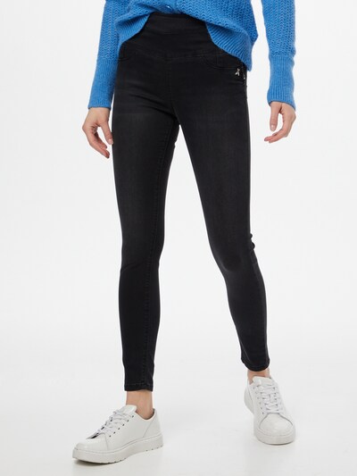 PATRIZIA PEPE Jeans pajkice | črn denim barva, Prikaz modela