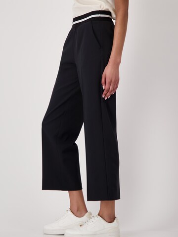 Loosefit Pantaloni con piega frontale di monari in nero