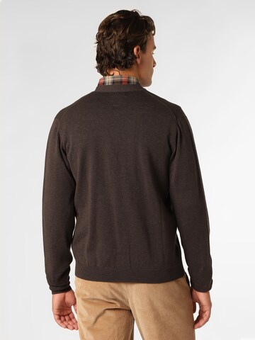 Finshley & Harding Knit Cardigan in Brown