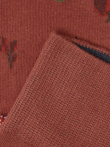 Von Jungfeld Socken 'Herbst Icons' in Rot