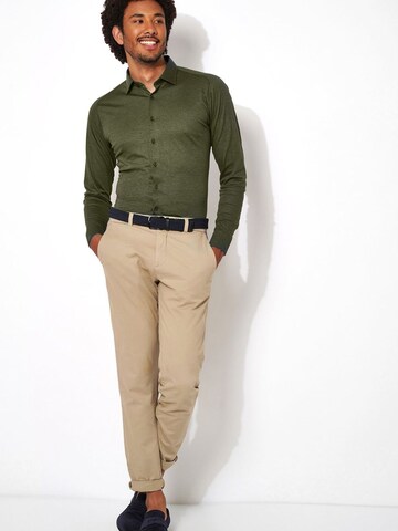 DESOTO Slim fit Button Up Shirt in Green