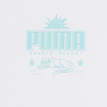 PUMA Top 'Palm Resort' in Wit