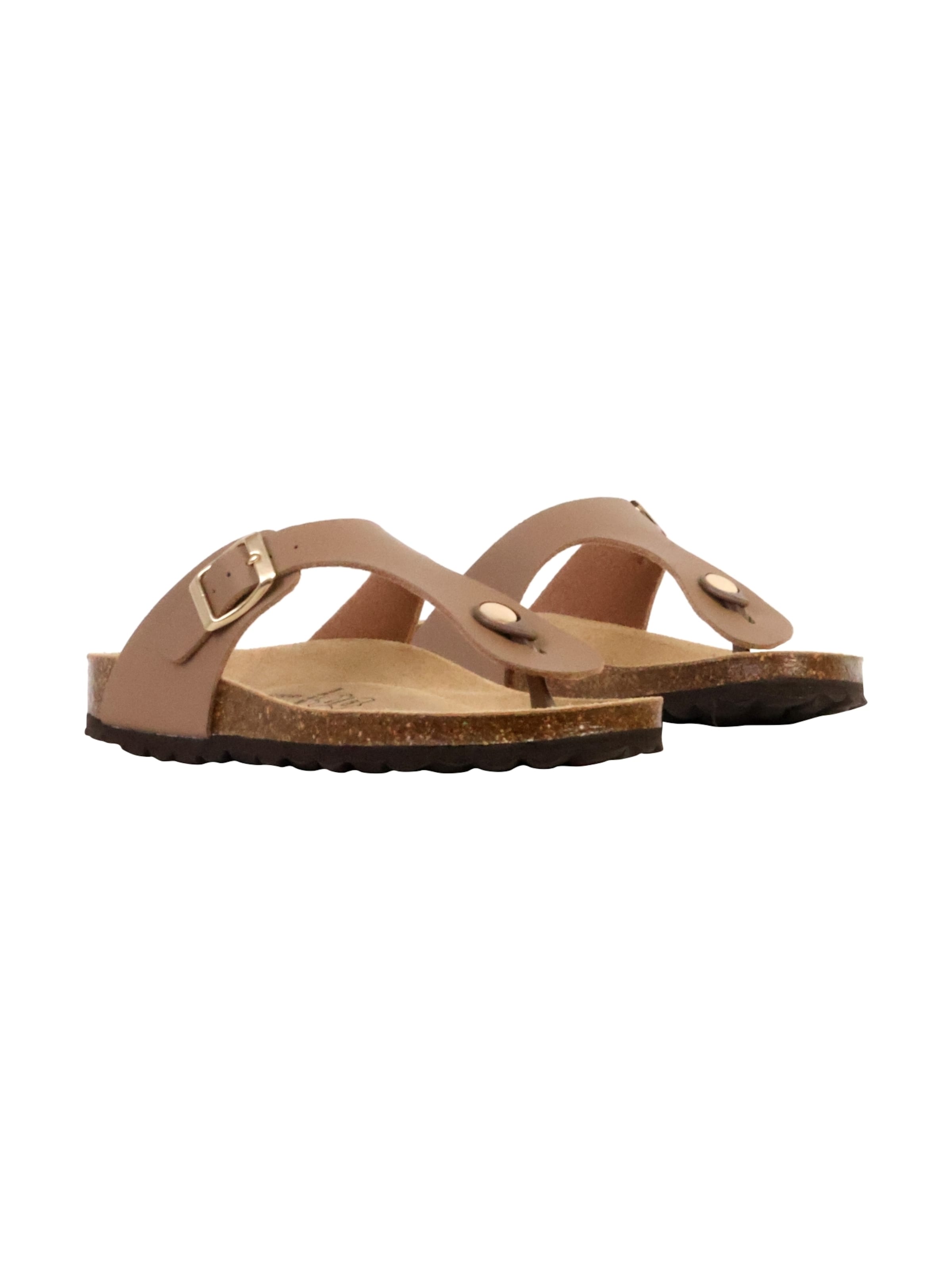 The Divine Factory Mule in Brown: front