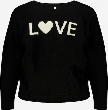 Pull-over 'NADISSA' Deeluxe en noir : devant