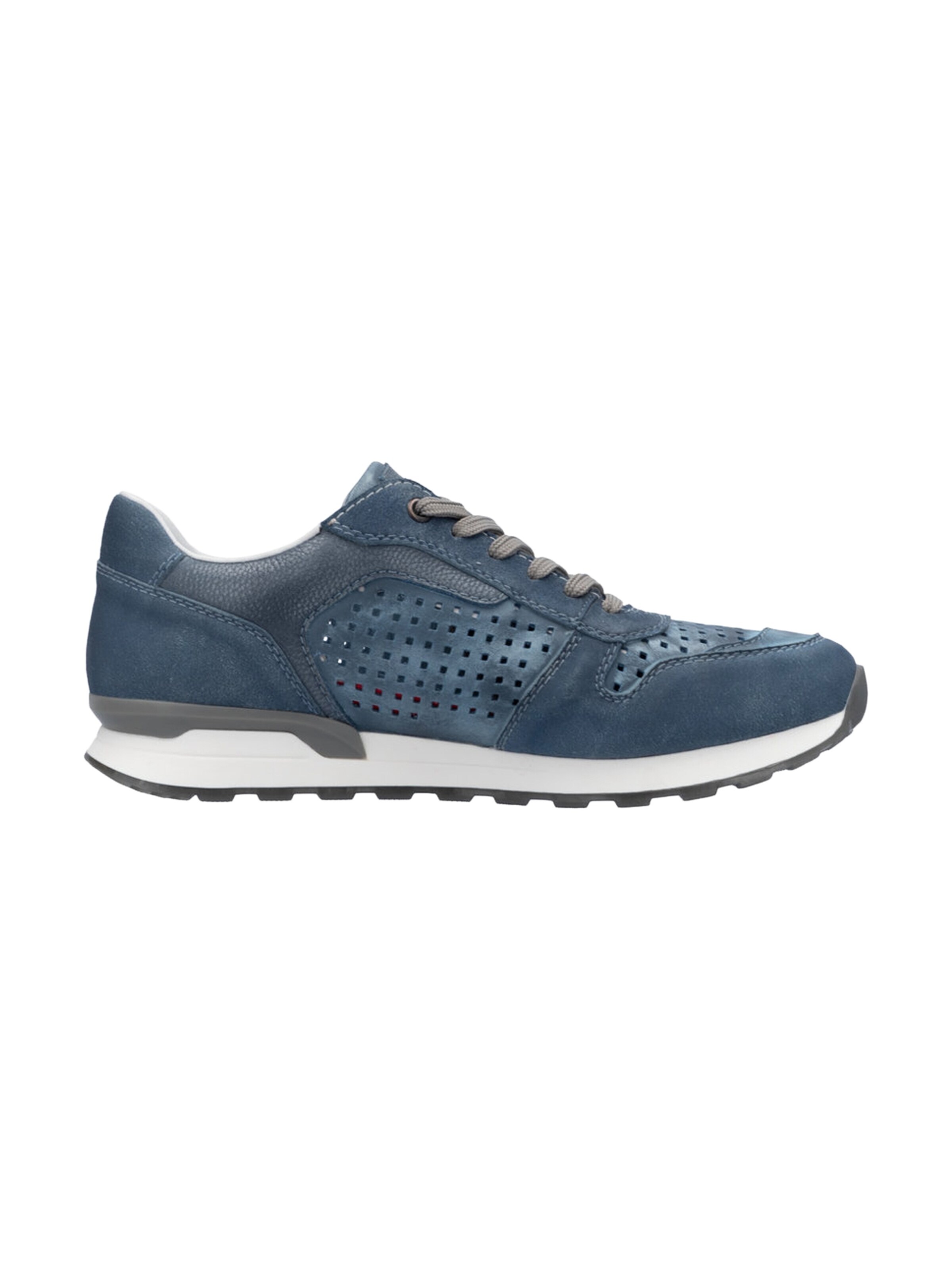 Rieker - Calzado deportivo con cordones 'Sneaker aus Sheepsuede-Leder' en azul