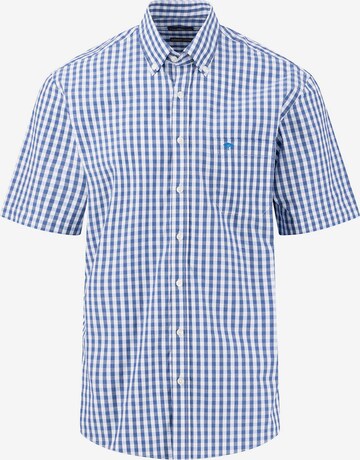 FYNCH-HATTON Button Up Shirt in Blue: front