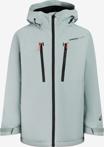 PROTEST Athletic Jacket 'PRTWixan JR' in Grey: front