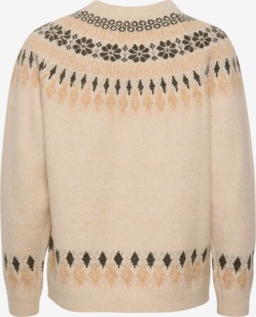 Pull-over 'Cherry' Cream en beige