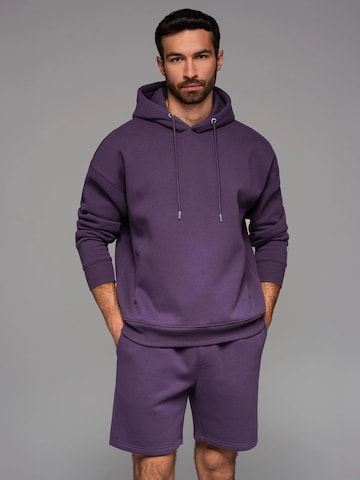 Ombre Sweatshirt 'OU-SNBC-0105' in Lila