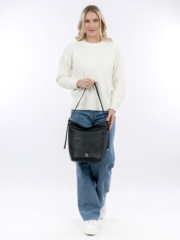 Borsa a spalla 'Franca' di Tamaris in blu: frontale