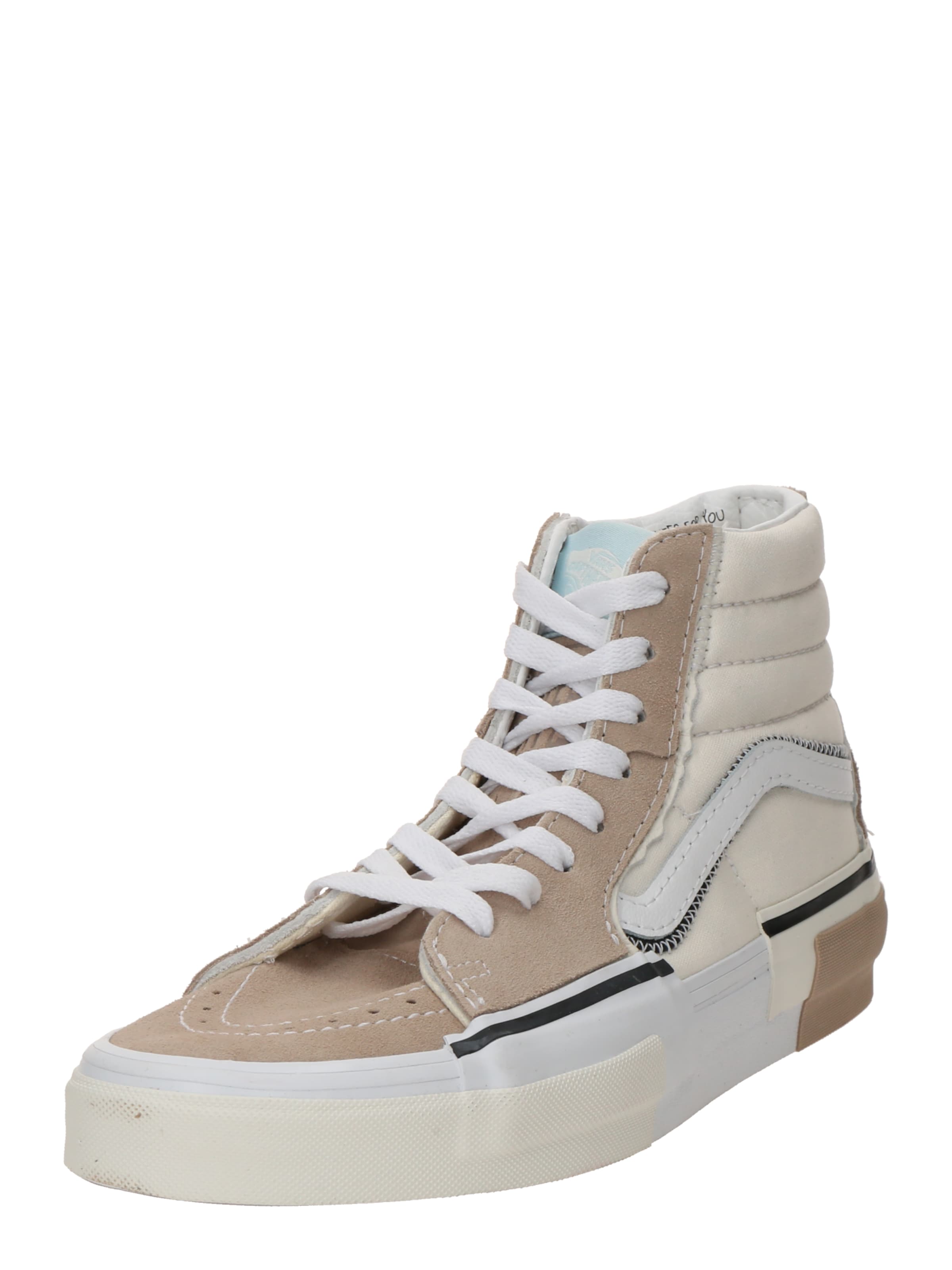VANS Σνίκερ ψηλό 'SK8-Hi Reconstruct' σε μπεζ: μπροστά