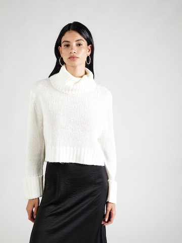 BRAVE SOUL Sweater in White: front