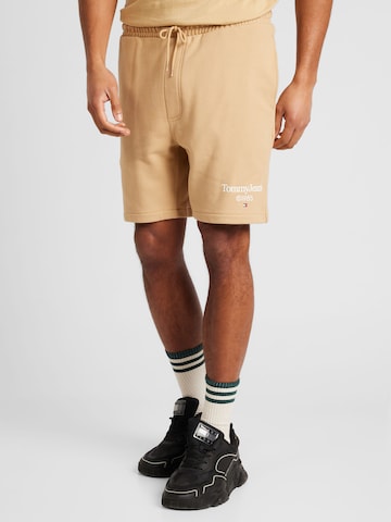 Tommy Jeans Regular Shorts in Braun: predná strana