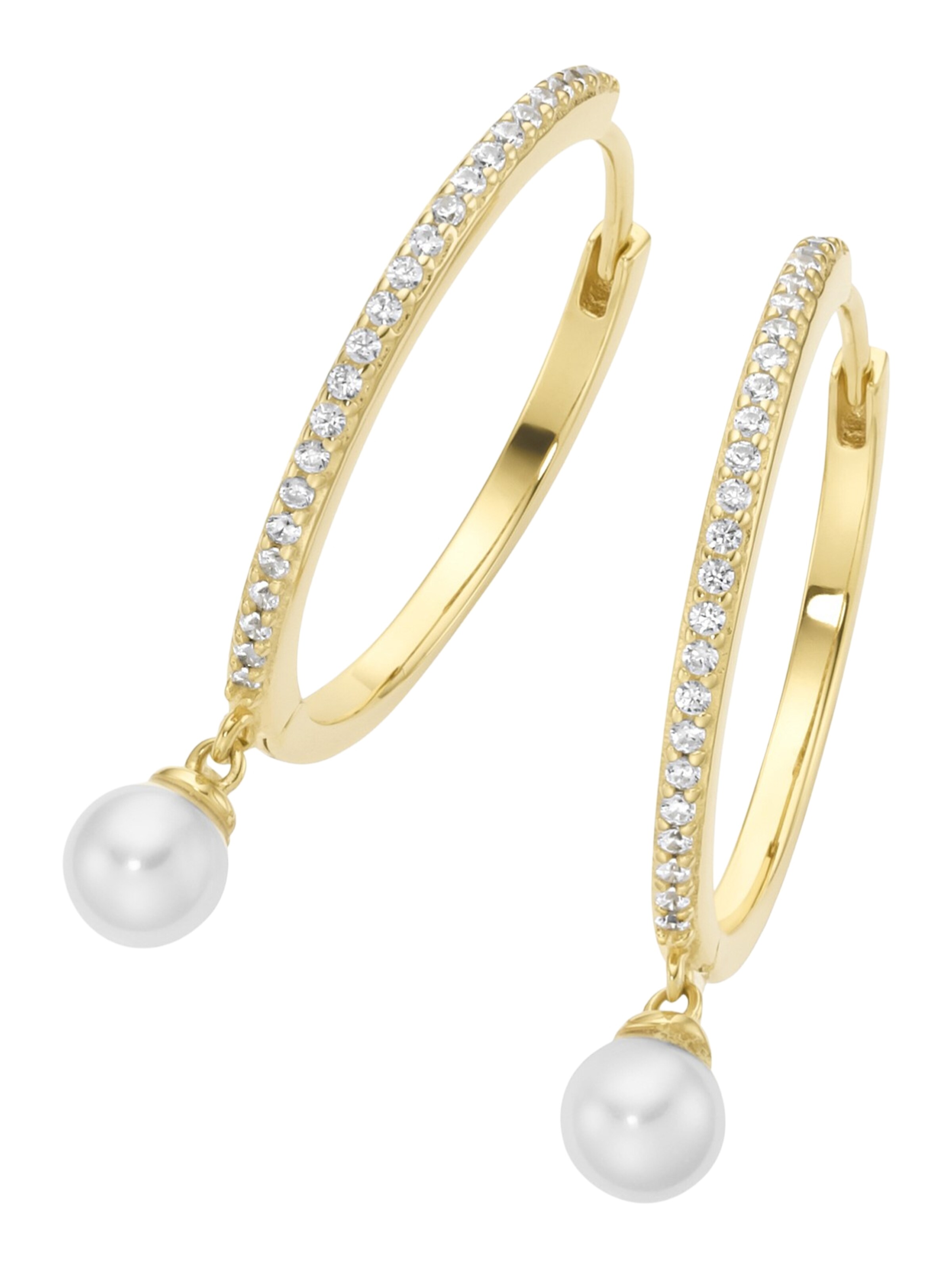 Boucles d'oreilles Giorgio Martello Milano en or : devant