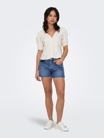 ONLY Regular Shorts 'CARLY' in Blau