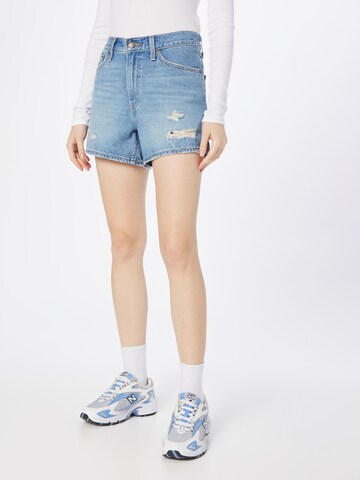 LEVI'S ® Regular Jeans '80s Mom Short' in Blauw: voorkant