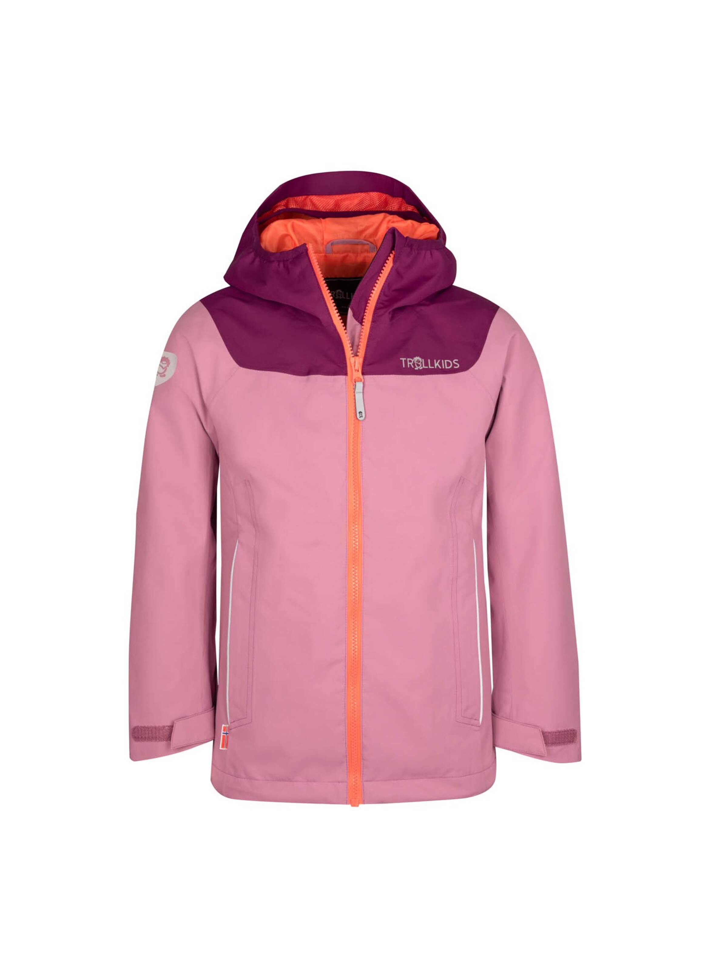 TROLLKIDS Outdoor jacket in Purple: front