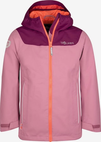 TROLLKIDS Outdoor jacket in Purple: front