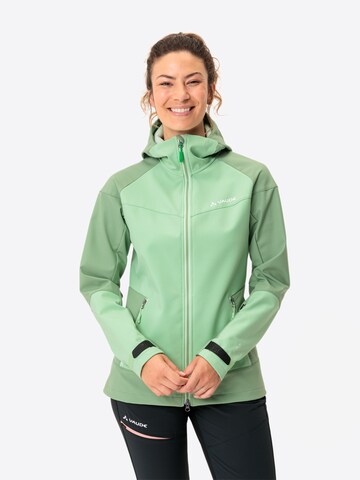 VAUDE Outdoorjacke ' W All Year Elope SFT J ' in Grün: predná strana