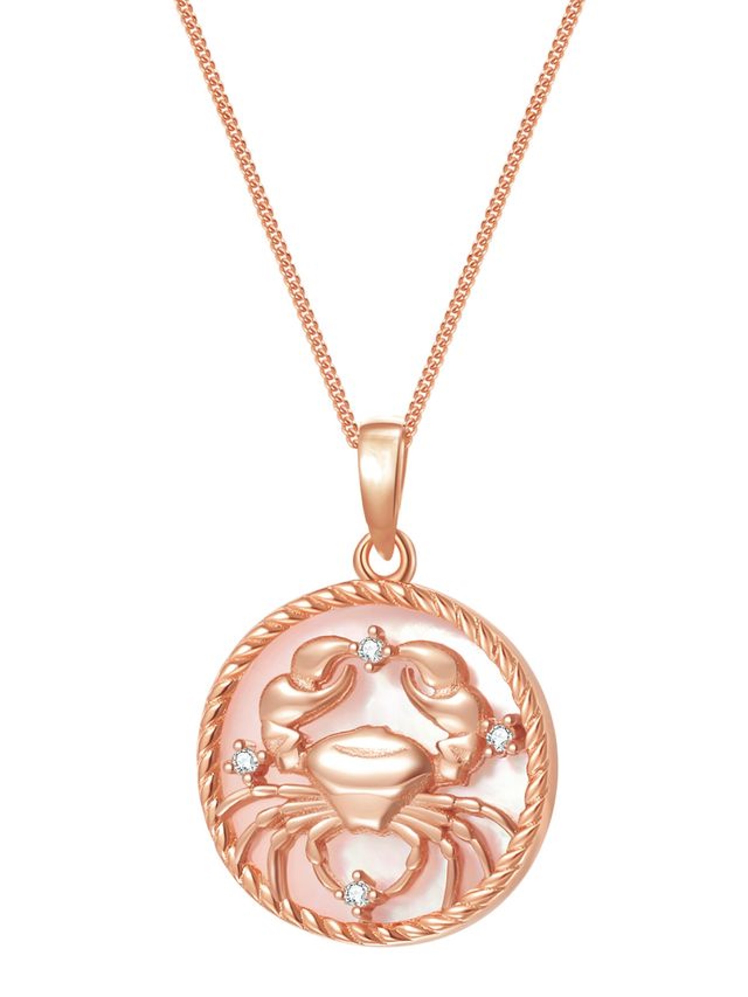 Hey Happiness - Cadena 'Cancer' en oro: frente