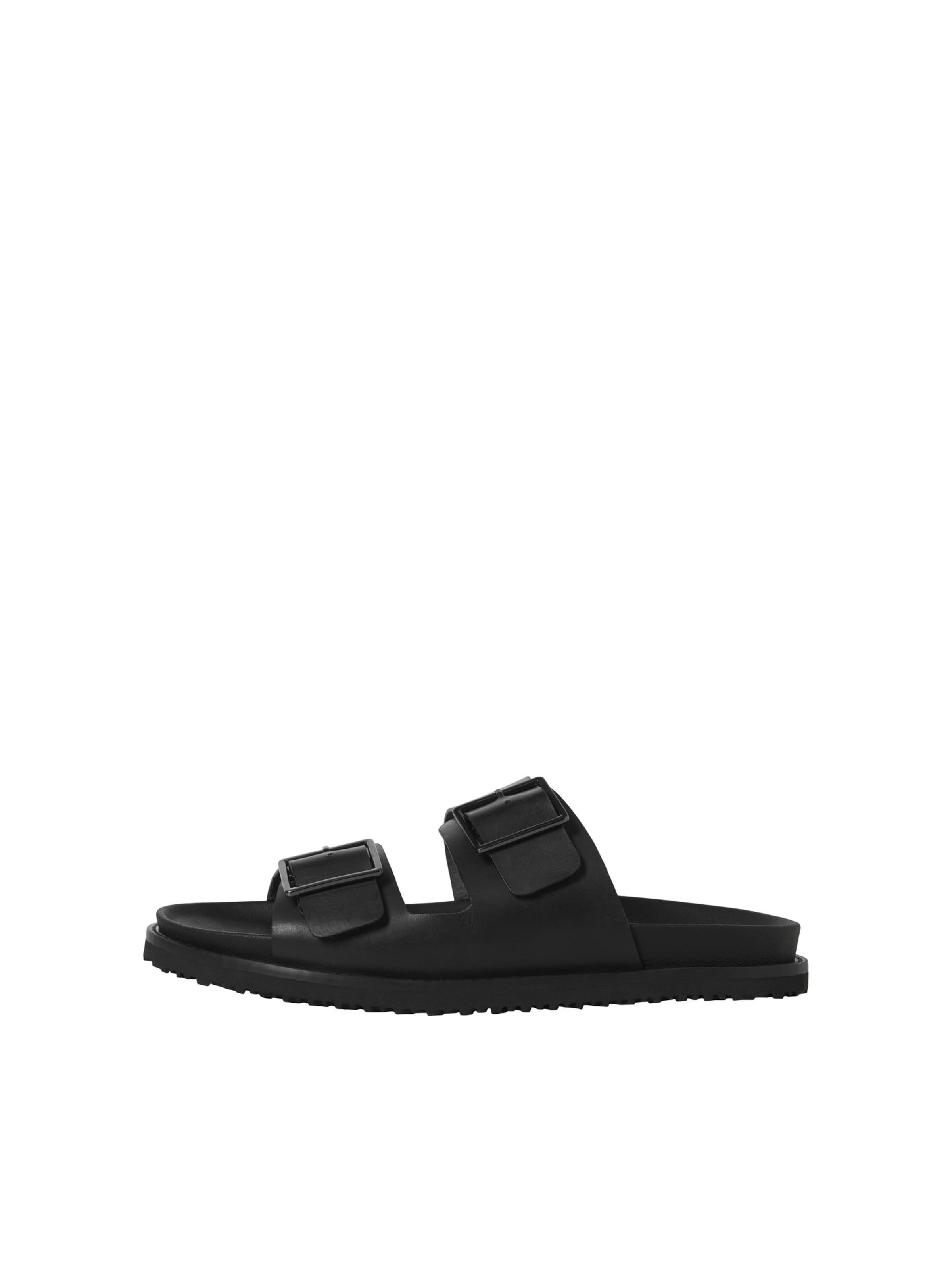 Sandales JACK & JONES en noir : devant