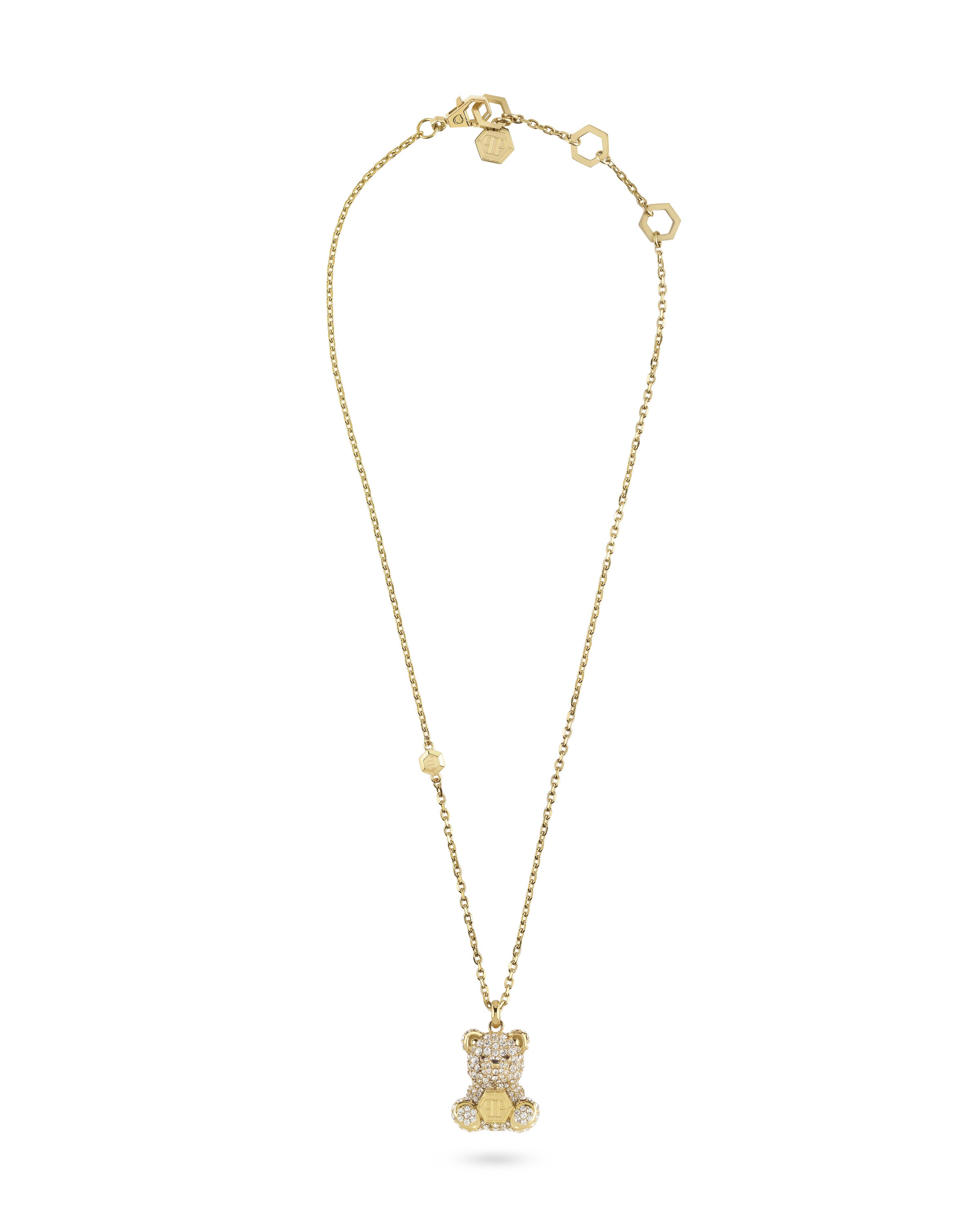 Chaîne Philipp Plein Jewellery en or : devant