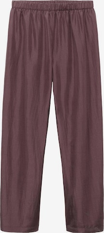 MANGO Pajama Pants 'Habo' in Purple: front