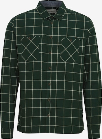 BLEND - Regular Fit Camisa em verde: frente