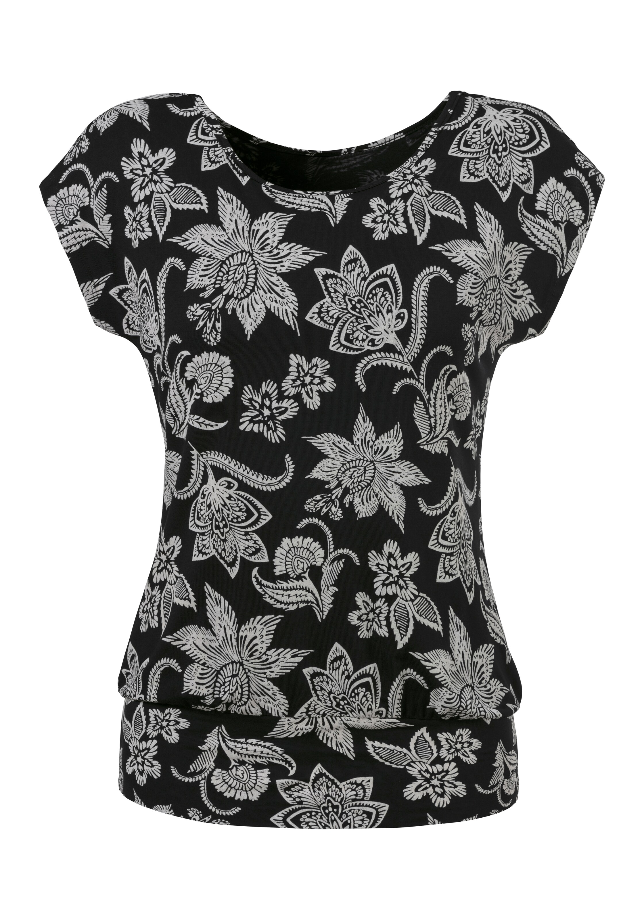 LASCANA Tričko - Čierna: predná strana